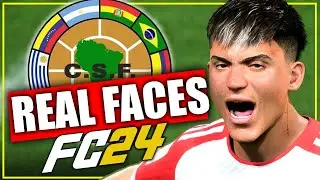 FC 24 🌎 SOUTH AMERICAN Wonderkids with Real Faces: YOUNG TALENTS - Career Mode