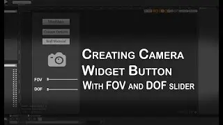 Unreal Engine 4 Arch-viz Tutorial Course part 10-8 UMG UI Designer-Creating Camera Widget Button