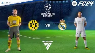 FC 24 PS4 - Dortmund vs Real Madrid | UEFA Champions League Final 23/24