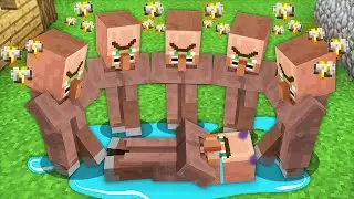 ПОЧЕМУ ВСЕ ИЗБИВАЮТ ЭТОГО ЖИТЕЛЯ В МАЙНКРАФТ 100% троллинг ловушка minecraft