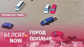 В Гродно прошел мощный ливень