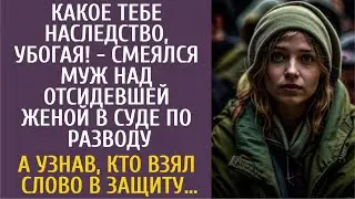 Какое тебе наследство, убогая! - смеялся муж над отсидевшей женой в суде по разводу…