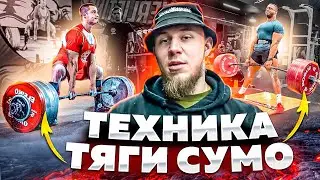 СТАНОВАЯ ТЯГА ЗА 20 МИНУТ // ТЕХНИКА СТАНОВОЙ СУМО