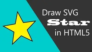 Draw SVG Star in HTML 5