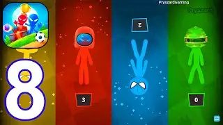 Stickman Party 1 2 3 4 MiniGames - Gameplay Walkthrough Part 8 Tournament Mode Random Games Stick