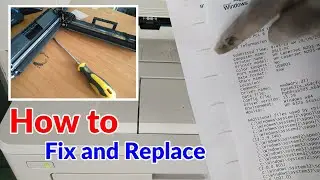 How to fix error and replace toner cartridge hp printers