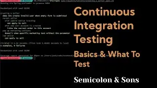 Continuous Integration Testing: Basics + What to Test