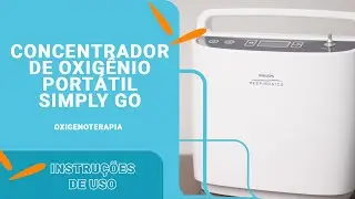 Concentrador Portátil SimplyGo - Philips: Instruções de Uso