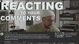 Reacting to viewer comments