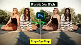 Photoshop Tutorial: How to Create Dark Faded Dramatic Color !