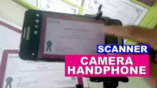 Scan dokumen menggunakan kamera hp