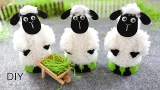 🐑 ВЕСЕЛЫЕ ОВЕЧКИ ИЗ БУМАЖНОЙ ВТУЛКИ 🐏 Funny Sheep from a paper roll 🐑