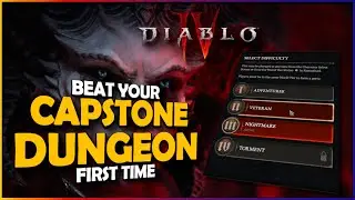 [Diablo 4] - Capstone Dungeon Guide | D4 Unlock World Tier 3