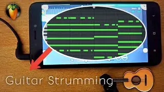 How to Guitar strumming in Fl studio Mobile 🎸