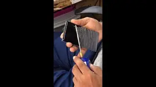 glue coat separation process of Samsung glass