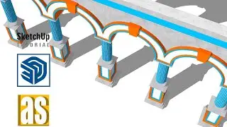 Architectural Circular Arches in Building Facades | SketchUp Tutorial