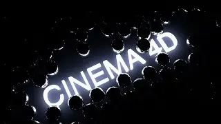 How to create Glowing Text and Reflective Balls in Cinema 4D - Ranés Playground