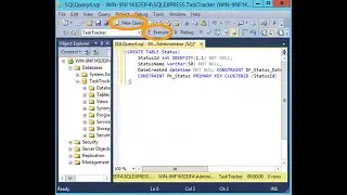 How to create a table in MSSQL (My SQL & SSMS)