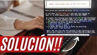 SOLUCION Error Bios Legacy Boot of Uefi only media 2024 | FÁCIL Y RAPIDO