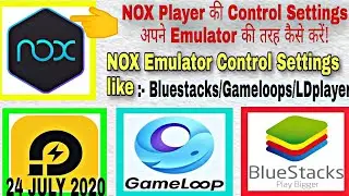 [PUBG LITE] NOX Player mouse and keyboard Control settings like Bluestacks/Gameloops/LDplayer/etc.