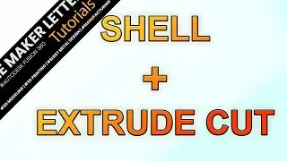 Shell and Extrude Cut Combination | Autodesk Fusion 360 For Beginners