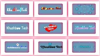 Top 10 New Text Animation Presets |New Text Effect Alightmotion Xml|Text Effect Preset🥨Khushboo Tech