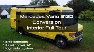 Mercedes-Benz Vario 813D camper (room tour)