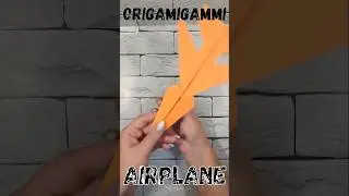 ✈️Оригами САМОЛЕТИК из бумаги A4✈️Origami AIRPLANE made of A4 paper ✈️ #origami #airplane #paper