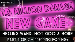 New Game+ Primer - 7.6 Million Damage wand, Healing wand, Hot Goo and so much more! Noita