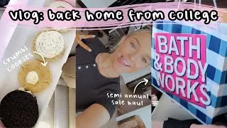 VLOG: new house, trying crumbl cookies, bath & body works semiannual sale