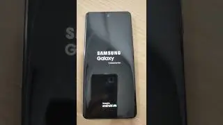 samsung A52 firt time boot