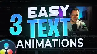 The EASIEST Text animations | Davinci Resolve 17