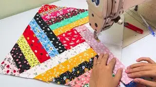 Transform Fabric Scraps Into Beautiful Patchwork Pillowcases | Sewing Ideas For Beginners