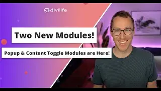 Introducing the Divi Popup Module & Content Toggle Module for Divi Modules Pro! 🤩