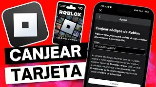 como CANJEAR una TARJETA de ROBLOX 2024 📱🍏