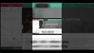 how to break text in heading in elementor | #Short | Wordpress