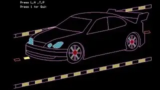 Animated 3D car in turbo c++ With Source Code | Computer Graphics