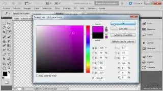 Curso de Photoshop CS5. 8.2. Insertar texto.