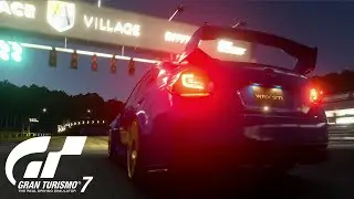 Gran Turismo 7: Subaru WRX STI - Night Rally Race (PS5 Gameplay)