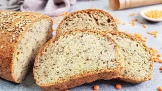 Super Healthy Gluten-Free Bread | Vegan, Gluten-Free & Yeast-Free Bread Recipe | ASMR