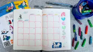 August 2023 Bullet Journal Setup | summer goal tracking + more :)