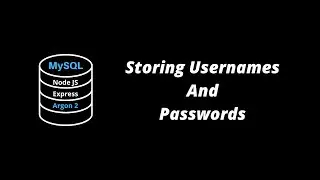 Setup MySQL Database for User Credentials