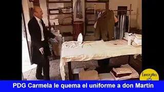 Pasión de gavilanes Carmela le quema el uniforme  a don Martín