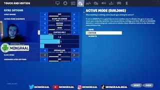 Mongraal settings in OG FORTNITE