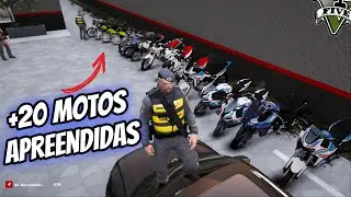 MEGA OPERAÇÃO APREENDE MOTOS IRREGULARES - GTA RP