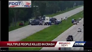 7-year-old among 4 killed, 6 hospitalized in I-95 Indian River County crash