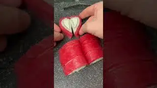 Суши роллы в виде сердца ❤️ 