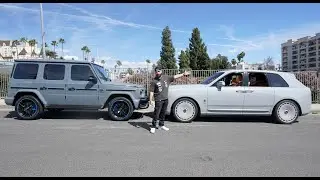 BATTLE OF THE GREY WRAPPED SUV'S.