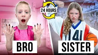 Sister and Brother SWAP LIVES FOR 24 HOURS!