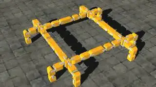 Modular robot simulation in Webots